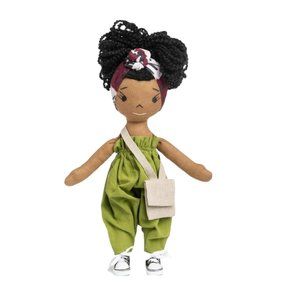 HarperIman 14'' Plush Handmade Linen Doll Imani  BNIB